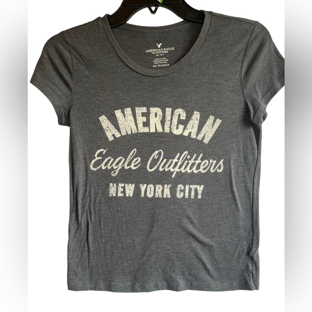 American Eagle Crop Tee